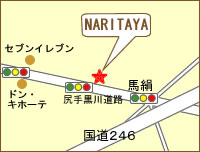 NARITAYA�̈ē��}